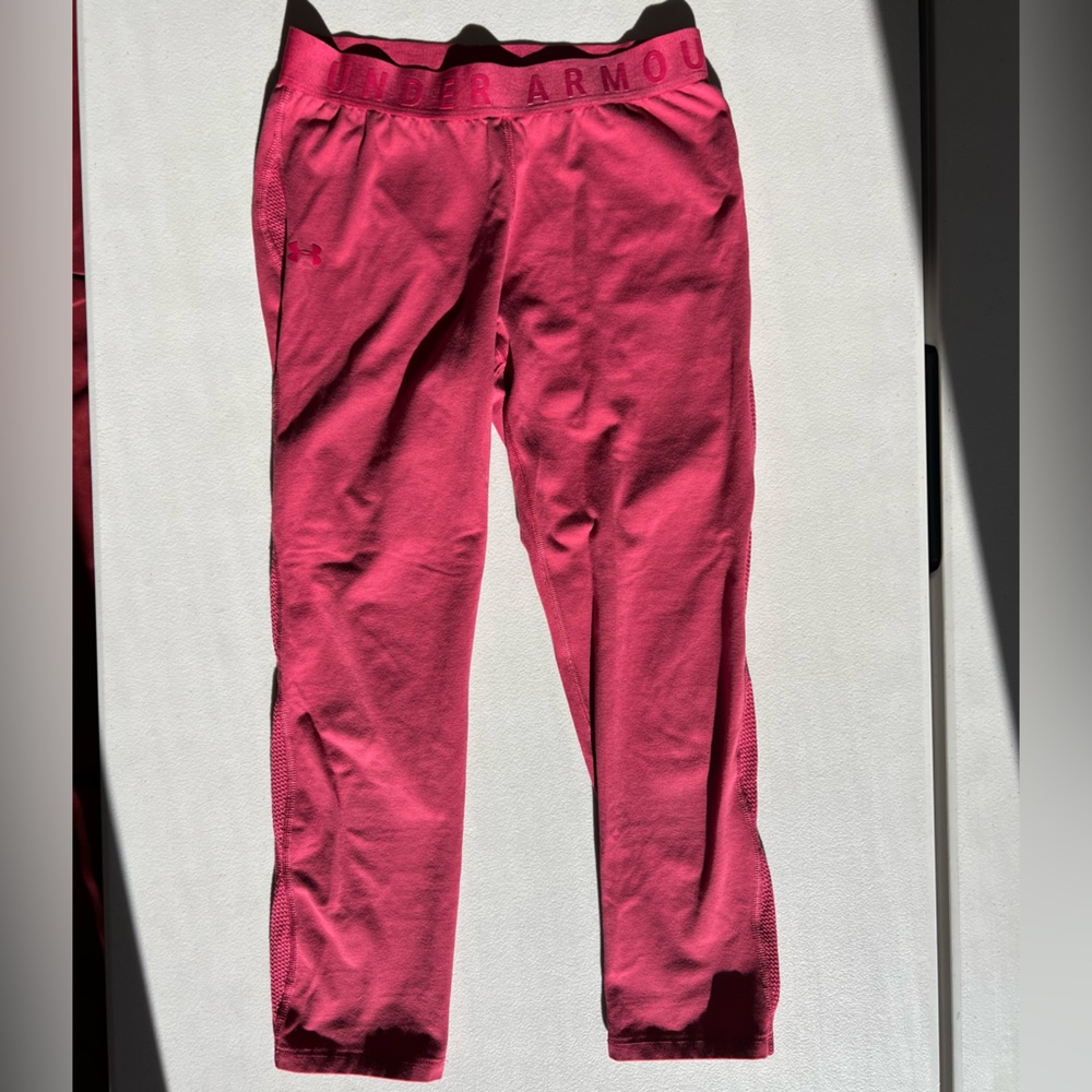 Under Armour Pink Leggings Women's Size Small